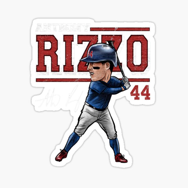 Anthony Rizzo #44 Bats Ready Sticker for Sale by BoxPocket18