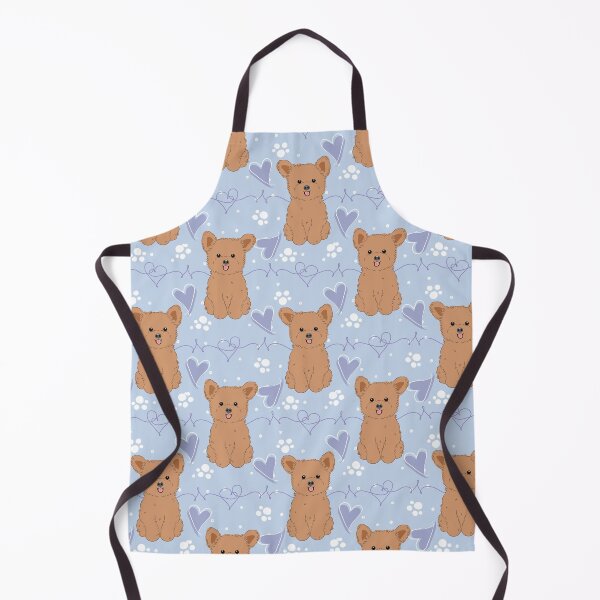 Item preview, LOVE Red Pomapoo Pomerenian Poodle Mix designed and sold by Lulupainting.