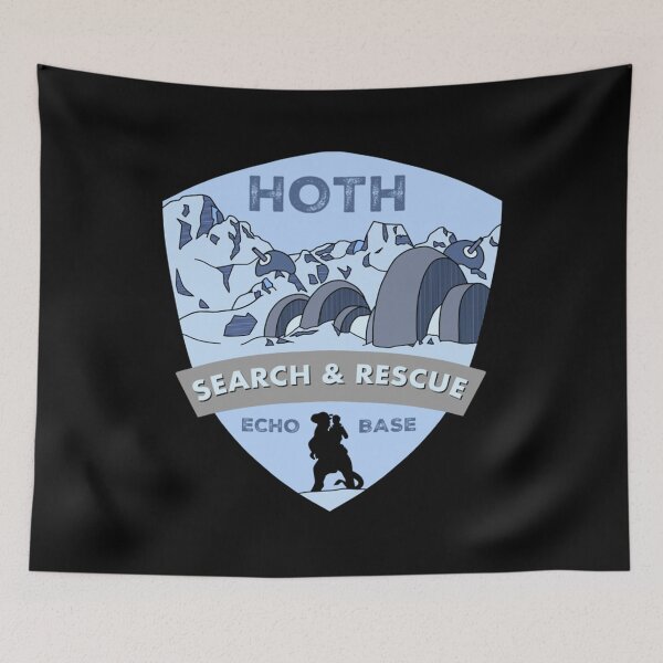Item preview, Search and rescue Hoth vintage logo designed and sold by MORGHANHENNESSY.
