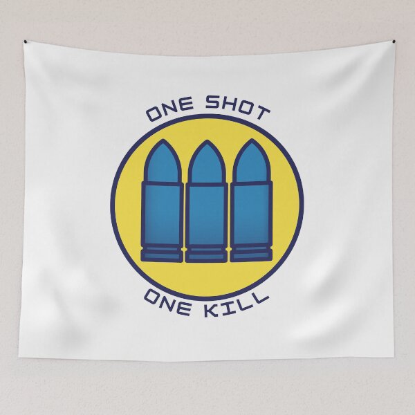 Item preview, One Shot, One Kill - DPS - Gaming designed and sold by PVSKI.