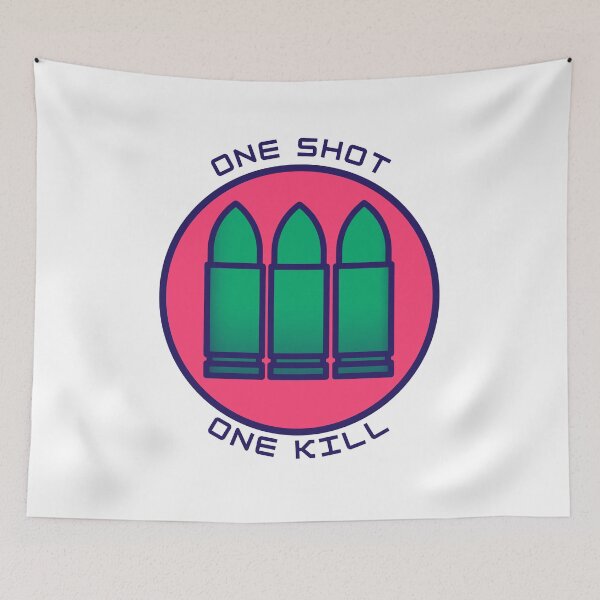 Item preview, One Shot, One Kill - DPS - Gaming designed and sold by PVSKI.