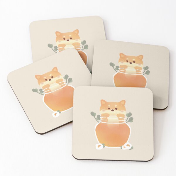 Item preview, Shiba Inu in a Honey Pot designed and sold by Kibbles Art.
