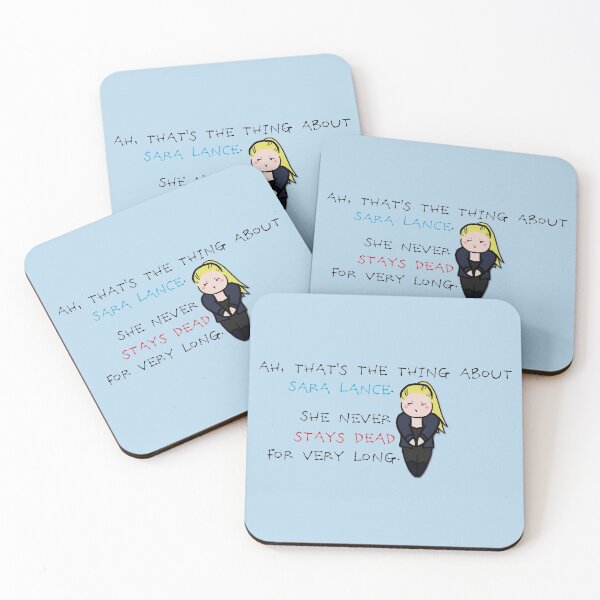 Item preview, Sara Lance never stays dead for very long - black designed and sold by manuluce.