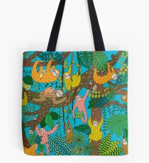 Happy Sloths Jungle Tote Bag