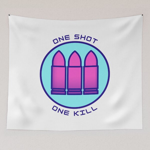 Item preview, One Shot, One Kill - DPS - Gaming designed and sold by PVSKI.