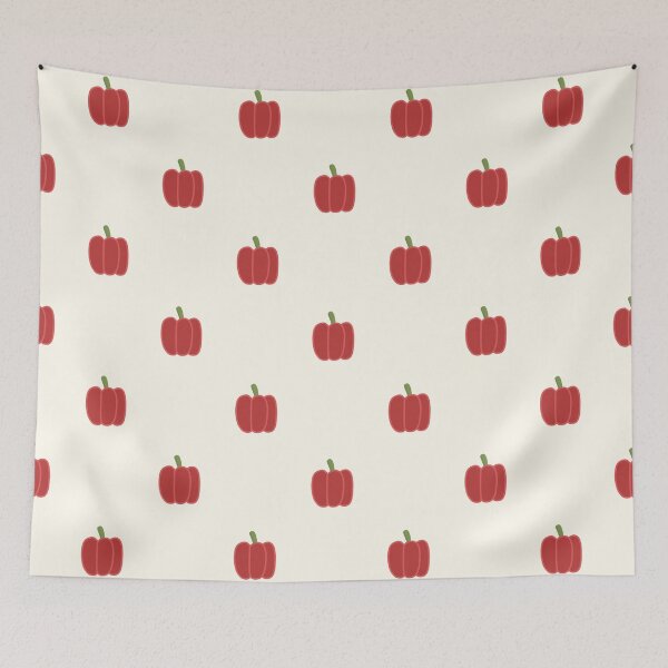 Item preview, Small bell pepper pattern 5 designed and sold by LemonCreamyyyy.