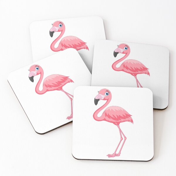 Item preview, Cartoon pink flamingo designed and sold by cleaporter.