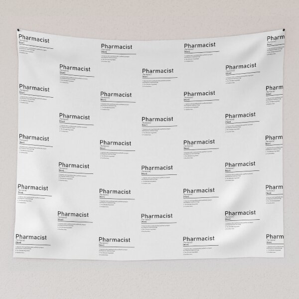 Item preview, Pharmacist  designed and sold by mkzmerch.