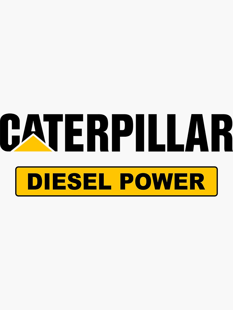 "caterpillar stickers logo diesel power" Sticker for Sale by