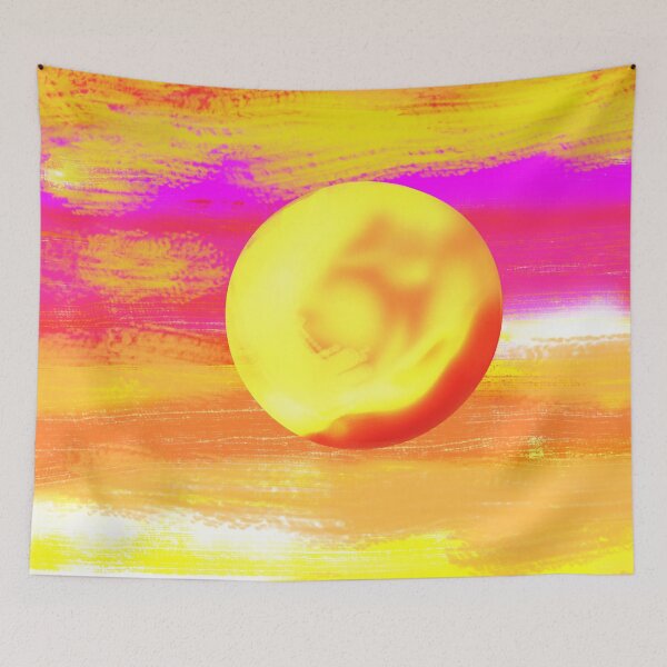 Item preview,  Beautiful Watercolor Yellow Orange Sunset Sky  designed and sold by Tamas Das.