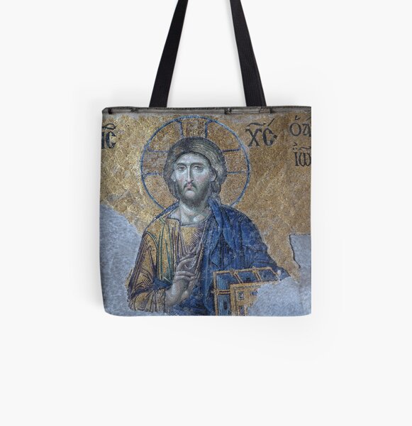 ..Istanbul..indside the Hagia Sophia All Over Print Tote Bag