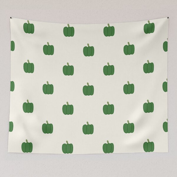 Item preview, Small bell pepper pattern 10 designed and sold by LemonCreamyyyy.