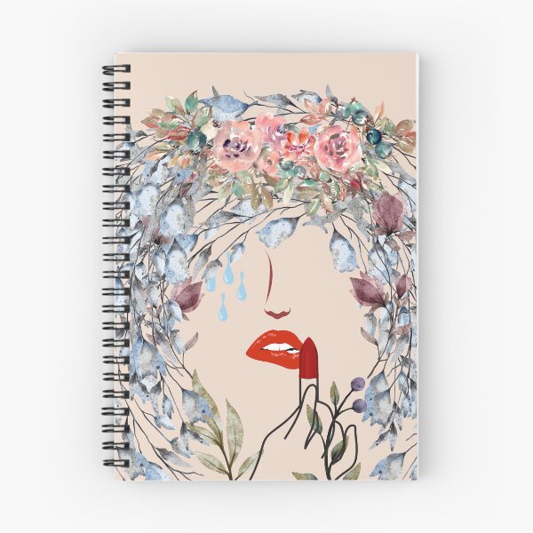 Item preview, Copy of red lips on a crying flower designed and sold by mirdayn.