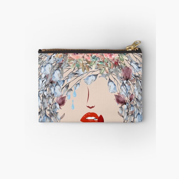 Item preview, Copy of red lips on a crying flower designed and sold by mirdayn.