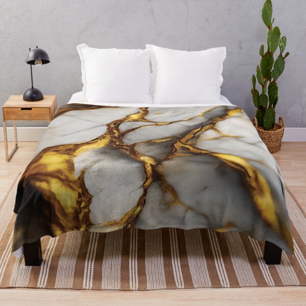 Item preview, White and Gold Marble Textures designed and sold by taogiauco.