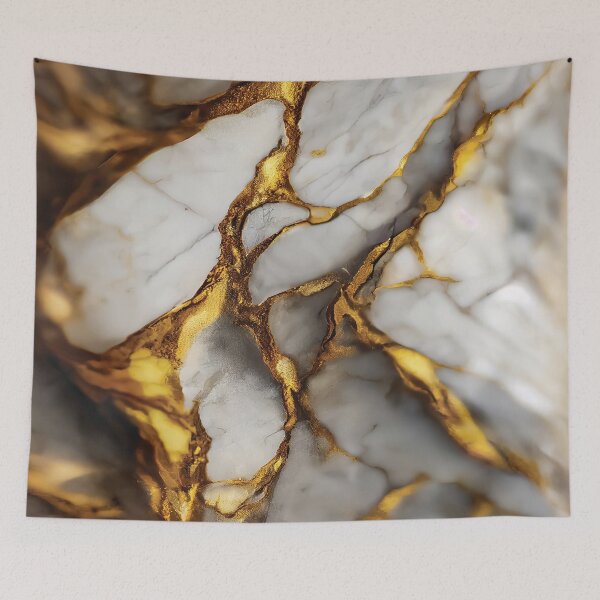 Item preview, White and Gold Marble Textures designed and sold by taogiauco.