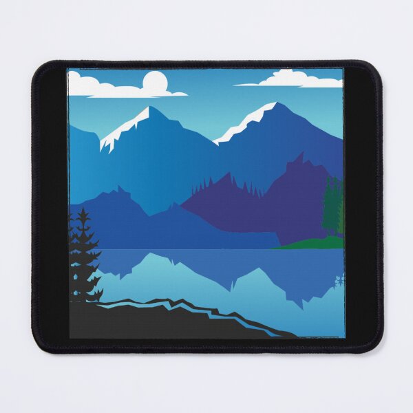 Item preview, Nature in the square mountains and lakes designed and sold by HarriPaloma.