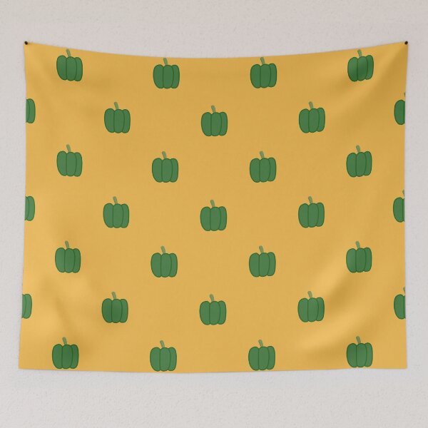 Item preview, Small bell pepper pattern 12 designed and sold by LemonCreamyyyy.