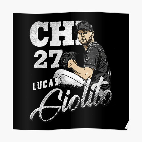 Lucas Giolito #27 Jersey Number Poster for Sale by StickBall