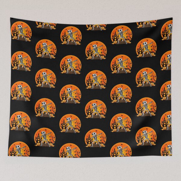 Item preview, Dabbing Skeleton Funny Halloween designed and sold by mkzmerch.