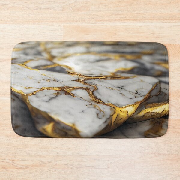Item preview, White and Gold Marble Luxury designed and sold by taogiauco.