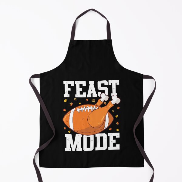 Item preview, Feast Mode Funny Thanksgiving Turkey Lover Football Fan designed and sold by GravitiTees.