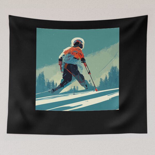 Item preview, Ski race po skier while skiing  designed and sold by BrandyJoh.