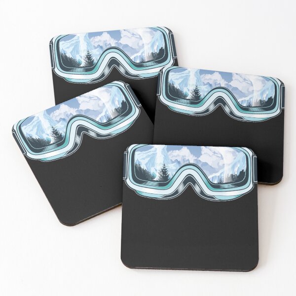Item preview, Skis goggles with nature reflections  designed and sold by BrandyJoh.