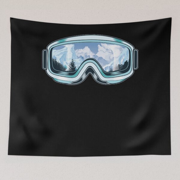 Item preview, Skis goggles with nature reflections  designed and sold by BrandyJoh.