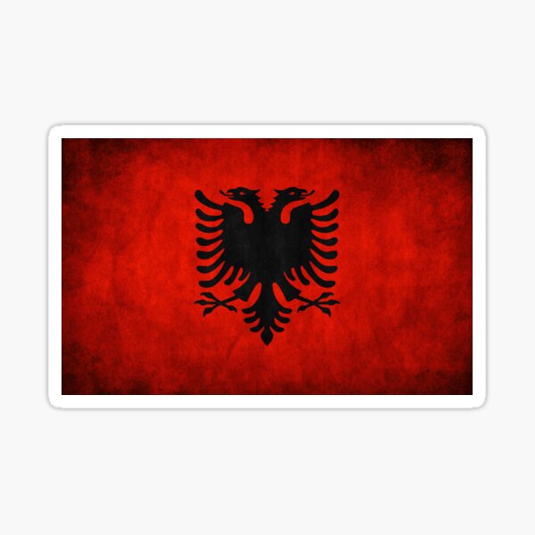 "" Albania: 2022/today - Design National Flag .." Sticker for Sale by