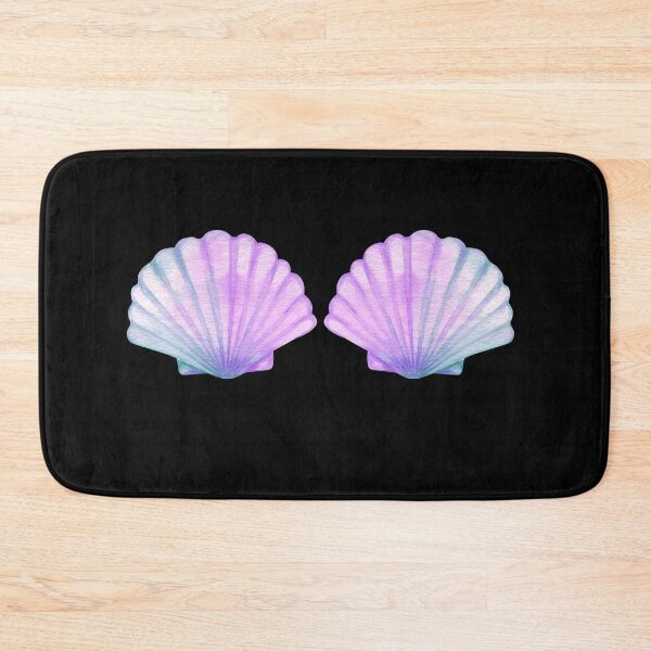 Item preview, MERMAID SHELL BRA SHIRT,SVG designed and sold by MiniLuna.