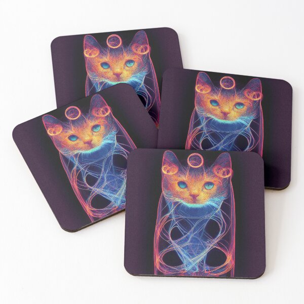 Item preview, Large Hadron Collider Cat #3 designed and sold by Åveline Dvorak.