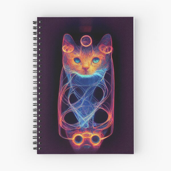 Item preview, Large Hadron Collider Cat #3 designed and sold by Åveline Dvorak.