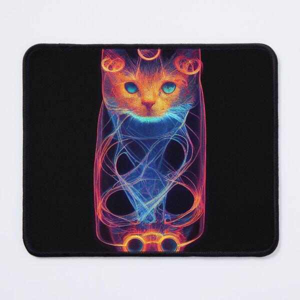 Item preview, Large Hadron Collider Cat #3 designed and sold by Åveline Dvorak.