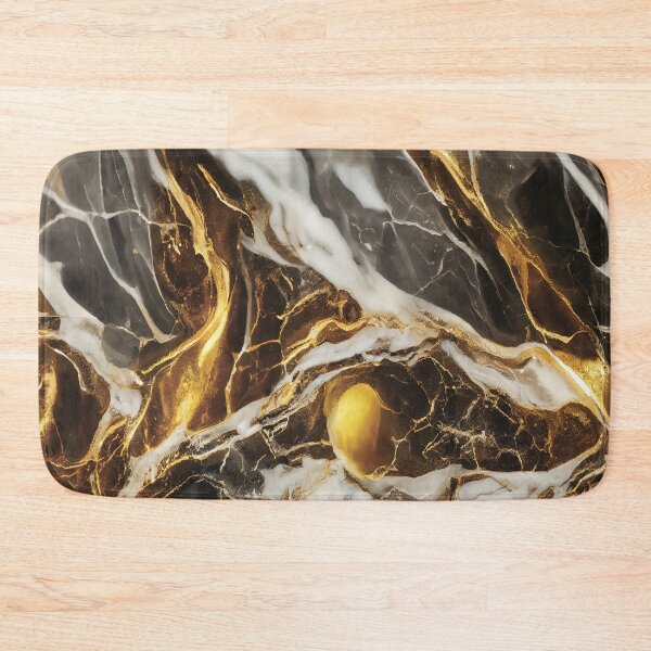 Item preview, Black White and Gold Marble Texture designed and sold by taogiauco.
