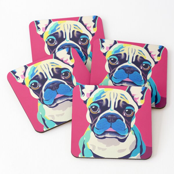 Item preview, French Bulldog In Colorful Pop Art Design #7 designed and sold by theunknownart.