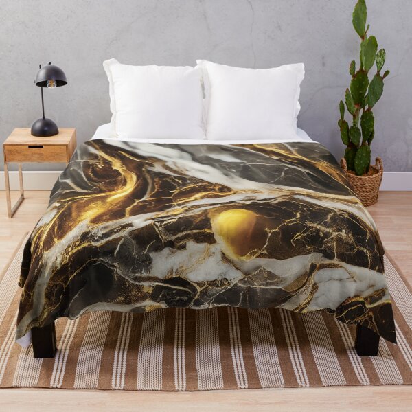 Item preview, Black White and Gold Marble Texture designed and sold by taogiauco.