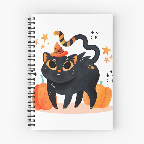 Item preview, drawing black cat disguised for halloween designed and sold by JAG2B.