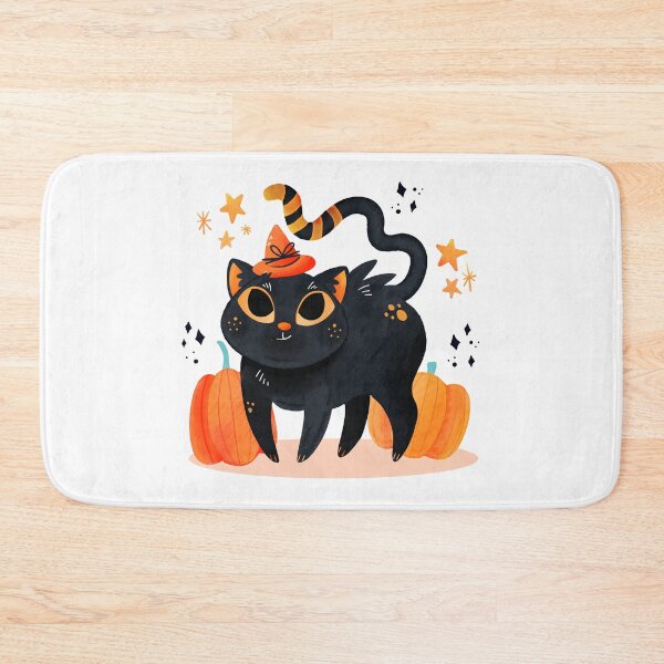 Item preview, drawing black cat disguised for halloween designed and sold by JAG2B.