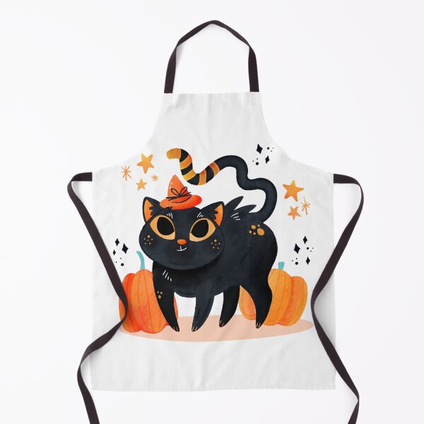 Item preview, drawing black cat disguised for halloween designed and sold by JAG2B.