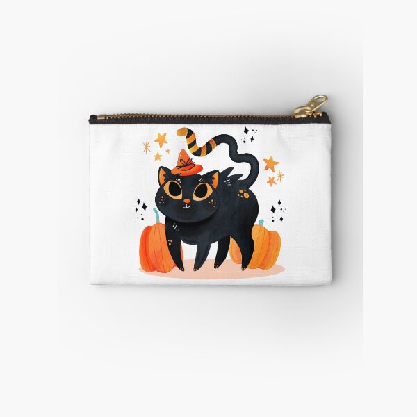 Item preview, drawing black cat disguised for halloween designed and sold by JAG2B.