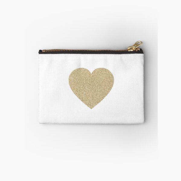 Item preview, Gold glitter heart designed and sold by blursbyai.