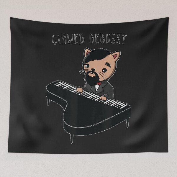 Item preview, Cat Playing Piano Music designed and sold by konengrhhalu.