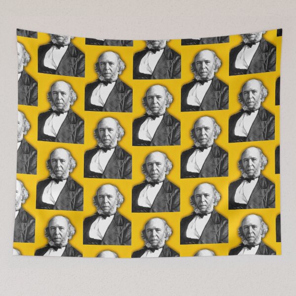 Item preview, Herbert Spencer Artwork | Herbert Spencer Portrait | Erasmus of Rotterdam Wall Art  designed and sold by Suyogsonar25.