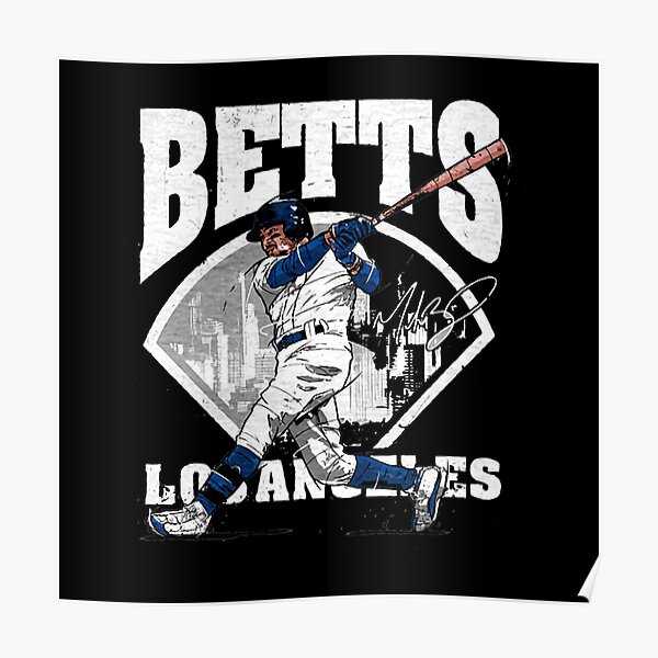  Mookie Betts - Silhouette Los Angeles MLBPA Pullover