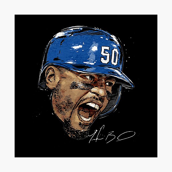 Mookie Betts Los Angeles Dodgers 25/25 Fine Art Print Card By:Q (Pose #2)