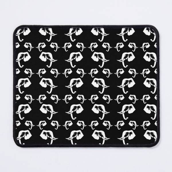 Item preview, White Elephant with Black designed and sold by FlippinTurtles.