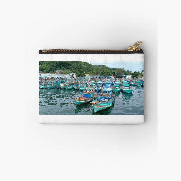 Item preview, Fishing boats, Cảng An Thới marina, Phu Quoc, Vietnam designed and sold by Kirsten Covington.