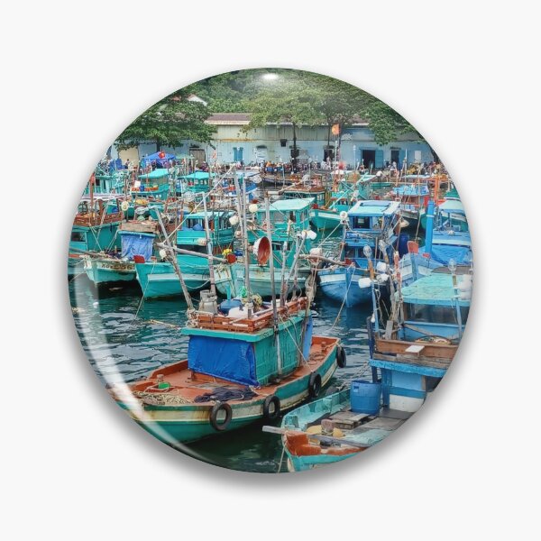 Artikelvorschau, Fischerboote, Cảng An Thới Marina, Phu Quoc, Vietnam entworfen und verkauft von Kirsten Covington.