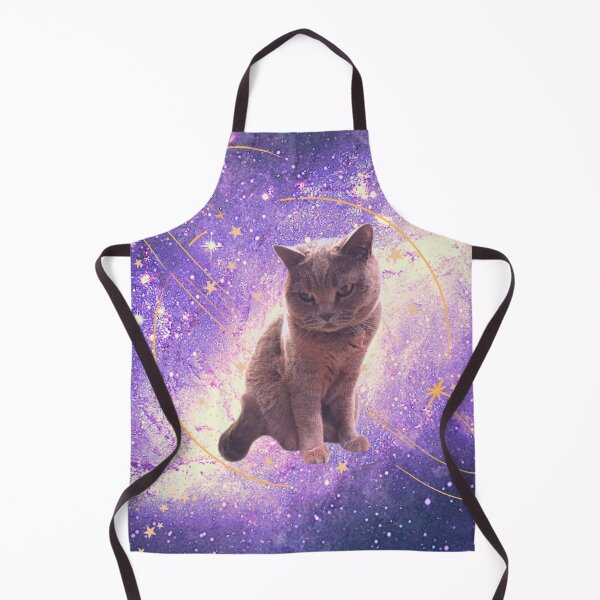 Item preview, Funny Purple Universe Cat designed and sold by catnekobykeito.
